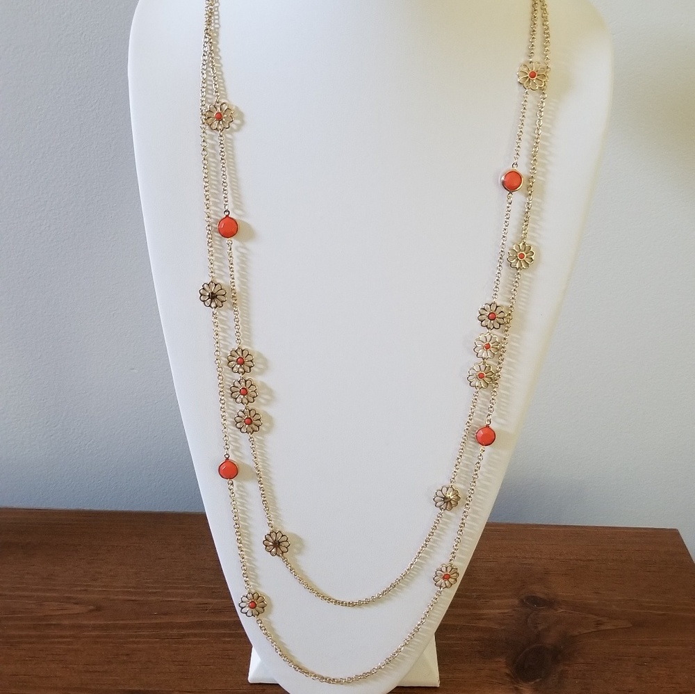 Kohls coral necklace